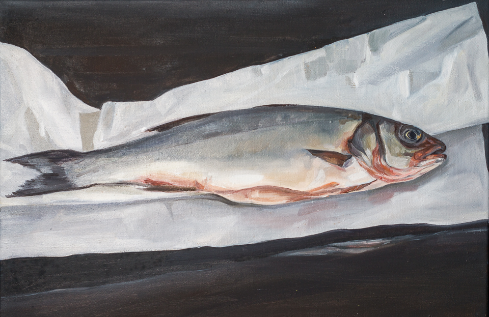 Fisch auf Papier